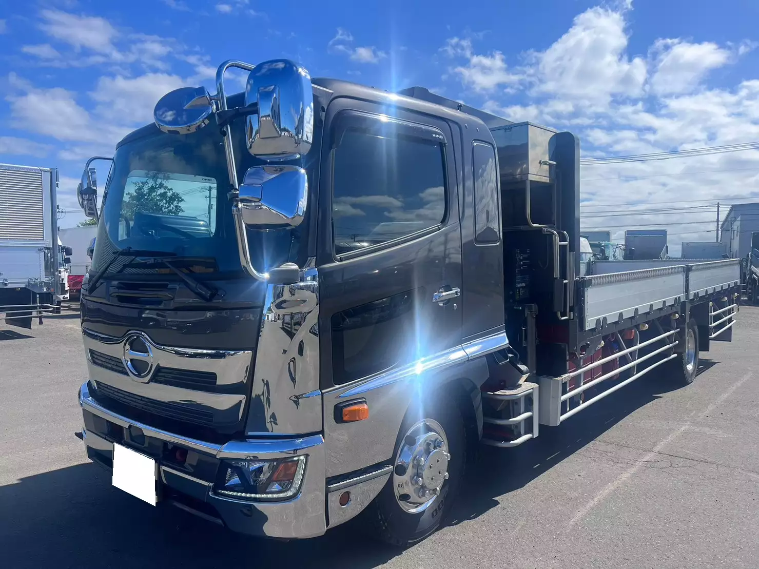 令和03年09月中古増トンクレーン付日野レンジャーの画像1