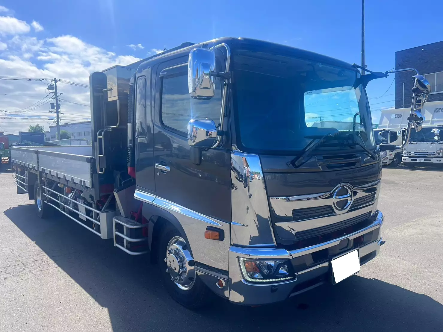 令和03年09月中古増トンクレーン付日野レンジャーの画像3