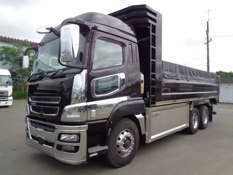 平成28年10月中古大型ダンプ三菱ふそうスーパーグレートの画像1