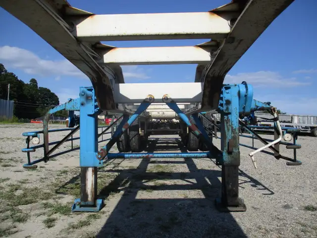 車検付（R7.10）平成20年　東急　40FT3軸コンテナトレーラー　リーフサス　積載：30,480kg　第五輪：10,860㎏以上の画像13