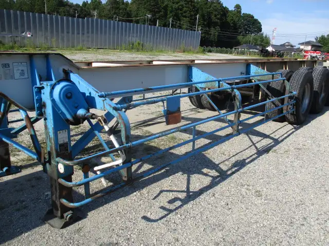 車検付（R7.10）平成20年　東急　40FT3軸コンテナトレーラー　リーフサス　積載：30,480kg　第五輪：10,860㎏以上の画像14