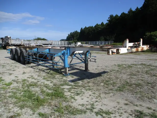 車検付（R7.10）平成20年　東急　40FT3軸コンテナトレーラー　リーフサス　積載：30,480kg　第五輪：10,860㎏以上の画像3