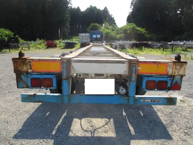 車検付（R7.10）平成20年　東急　40FT3軸コンテナトレーラー　リーフサス　積載：30,480kg　第五輪：10,860㎏以上の画像6