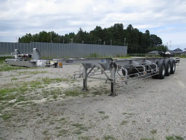 ナンバー付 平成31年 東邦 40FT3軸コンテナシャシ リーフサス 積載:30,480kg 第五輪:10,830㎏以上の画像1