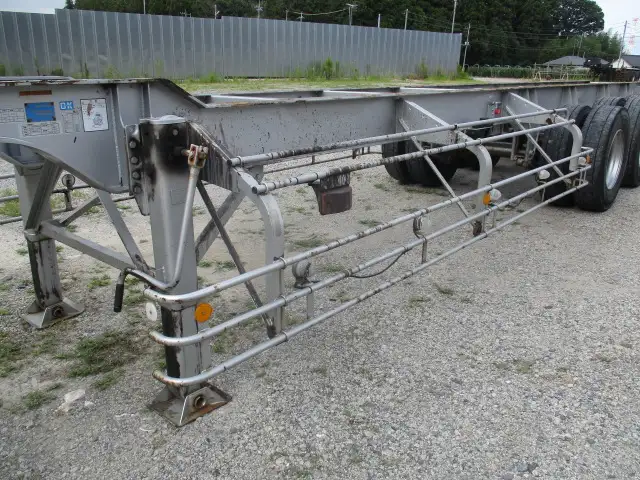 ナンバー付 平成31年 東邦 40FT3軸コンテナシャシ リーフサス 積載:30,480kg 第五輪:10,830㎏以上の画像14