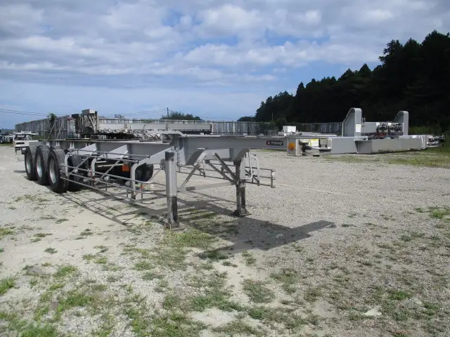 ナンバー付 平成31年 東邦 40FT3軸コンテナシャシ リーフサス 積載:30,480kg 第五輪:10,830㎏以上の画像3