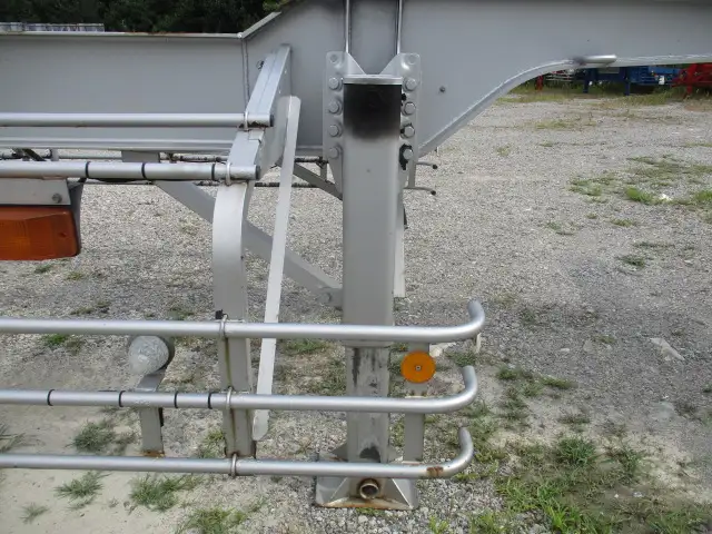 ナンバー付 平成31年 東邦 40FT3軸コンテナシャシ リーフサス 積載:30,480kg 第五輪:10,830㎏以上の画像22