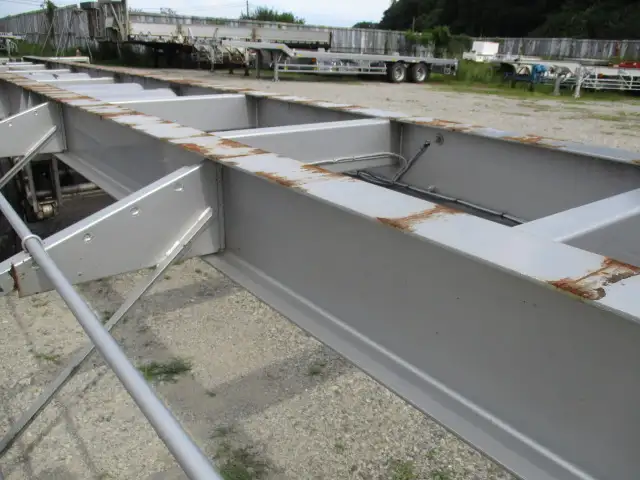 ナンバー付 平成31年 東邦 40FT3軸コンテナシャシ リーフサス 積載:30,480kg 第五輪:10,830㎏以上の画像23