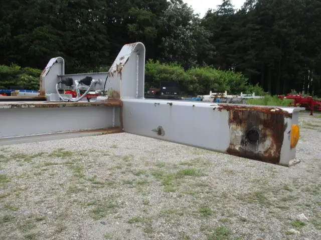 ナンバー付 平成31年 東邦 40FT3軸コンテナシャシ リーフサス 積載:30,480kg 第五輪:10,830㎏以上の画像47