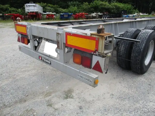 ナンバー付 平成31年 東邦 40FT3軸コンテナシャシ リーフサス 積載:30,480kg 第五輪:10,830㎏以上の画像48