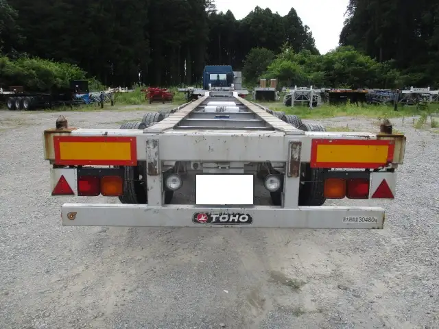 ナンバー付 平成31年 東邦 40FT3軸コンテナシャシ リーフサス 積載:30,480kg 第五輪:10,830㎏以上の画像6