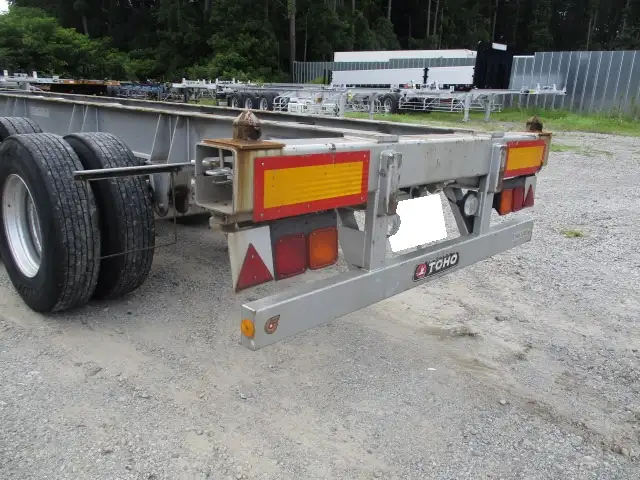 ナンバー付 平成31年 東邦 40FT3軸コンテナシャシ リーフサス 積載:30,480kg 第五輪:10,830㎏以上の画像51