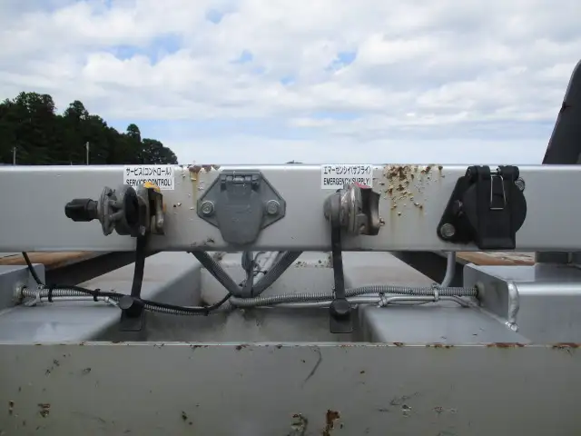 ナンバー付 平成31年 東邦 40FT3軸コンテナシャシ リーフサス 積載:30,480kg 第五輪:10,830㎏以上の画像9