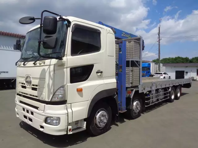 平成24年02月中古大型クレーン付日野プロフィアの画像1