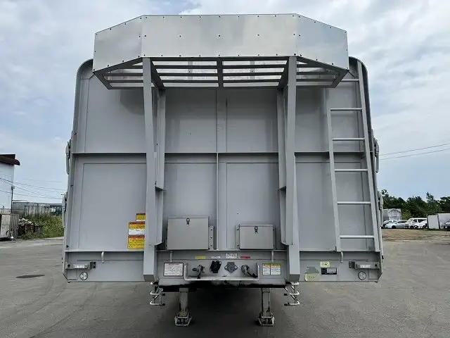 車検:令和8年9月15日 令和6年 トレクス 13M3軸アオリ付トレーラー シングル引き エアサス(リフト付き中軸残し) メーターアオリ 床:木の画像2