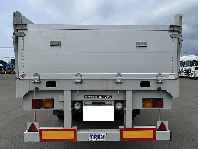 車検:令和8年9月15日 令和6年 トレクス 13M3軸アオリ付トレーラー シングル引き エアサス(リフト付き中軸残し) メーターアオリ 床:木の画像5