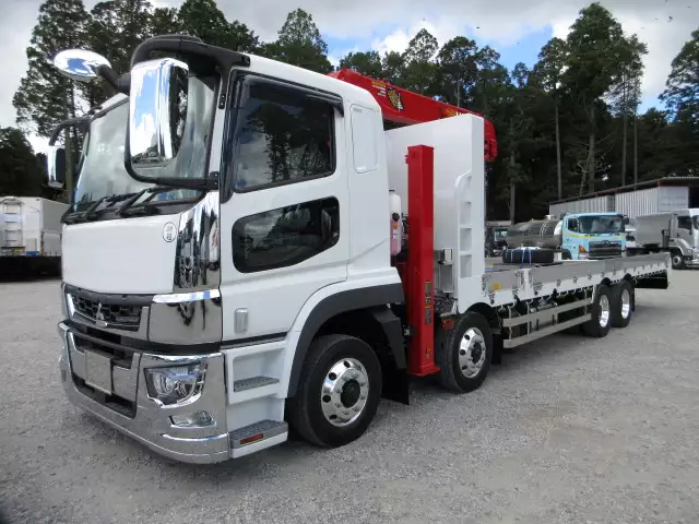 令和05年07月中古大型クレーン付三菱ふそうスーパーグレートの画像1