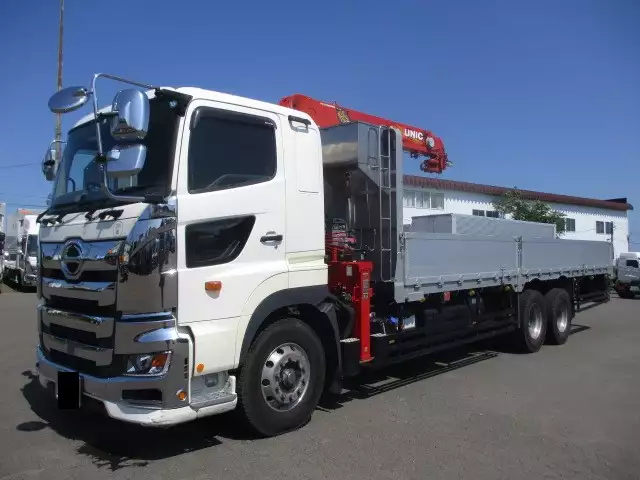 令和01年/平成31年03月中古大型クレーン付日野プロフィアの画像1