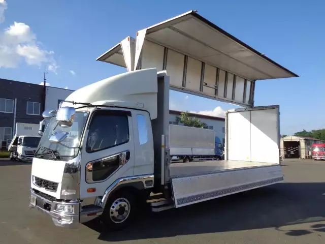 ☆車検付き(R5.10.18)☆ 令和2年 三菱 4tアルミウィングPG付 62ワイド 220馬力 MT 距離:17万㎞ 積載:2,200㎏ の画像9