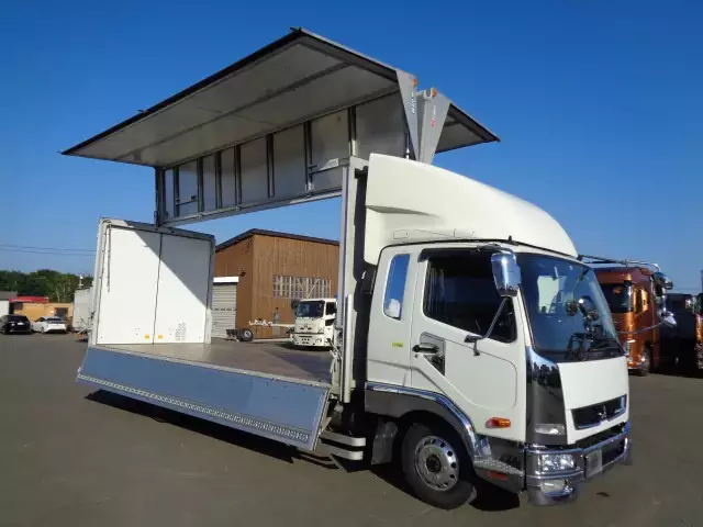 ☆車検付き(R5.10.18)☆ 令和2年 三菱 4tアルミウィングPG付 62ワイド 220馬力 MT 距離:17万㎞ 積載:2,200㎏ の画像10