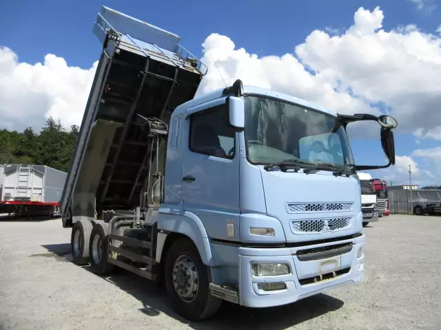 平成25年10月中古大型ダンプ三菱ふそうスーパーグレートの画像10