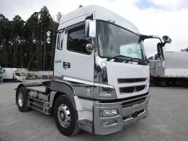 平成27年10月中古大型トラクタヘッド三菱ふそうスーパーグレートの画像3