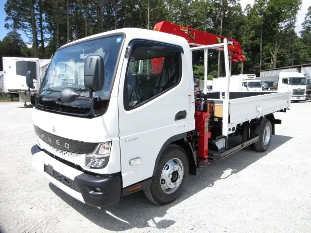 令和05年08月中古小型クレーン付三菱ふそうキャンターの画像1