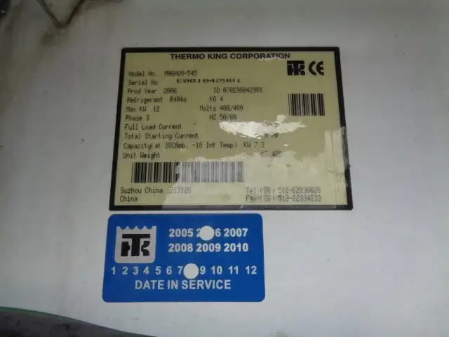 平成18年09月中古その他冷凍トレーラー日本フルハーフフルハーフの画像37