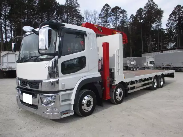 令和05年06月中古大型クレーン付三菱ふそうスーパーグレートの画像1