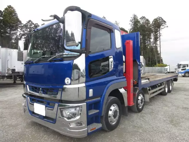 平成30年09月中古大型クレーン付三菱ふそうスーパーグレートの画像1