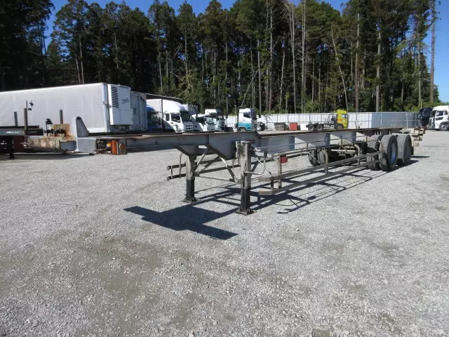 中古その他コンテナシャーシー日本フルハーフの画像1