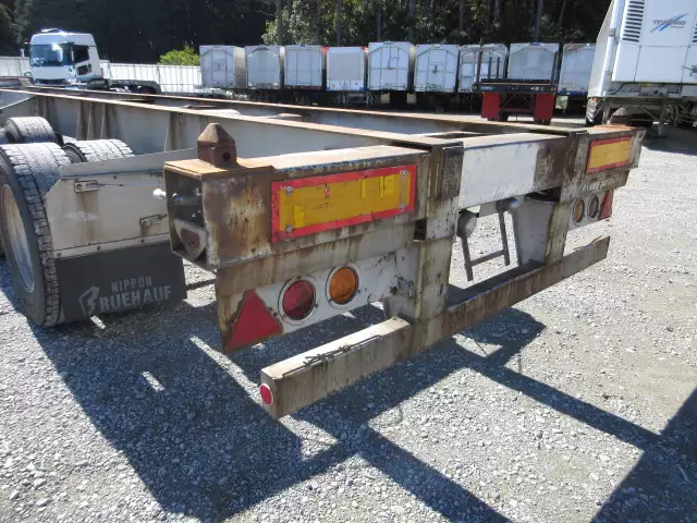 中古その他コンテナシャーシー日本フルハーフの画像37
