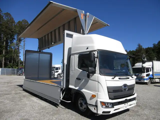 未使用車 令和5年 日野 4tアルミウィング 6200ワイド MT 240馬力 積載:2,500kg バックモニター ETC2.0の画像26