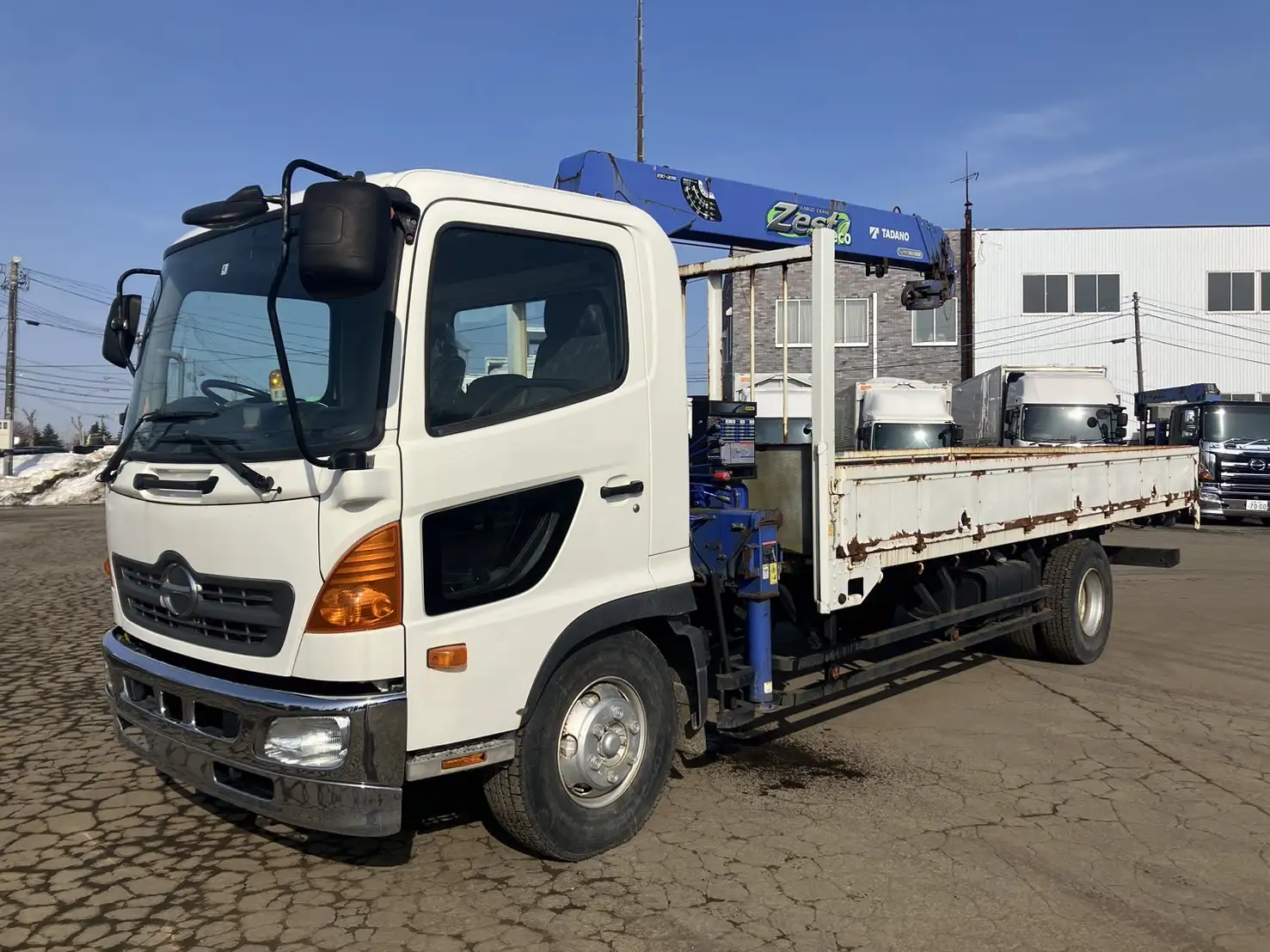 平成26年03月中古中型クレーン付日野レンジャーの画像1