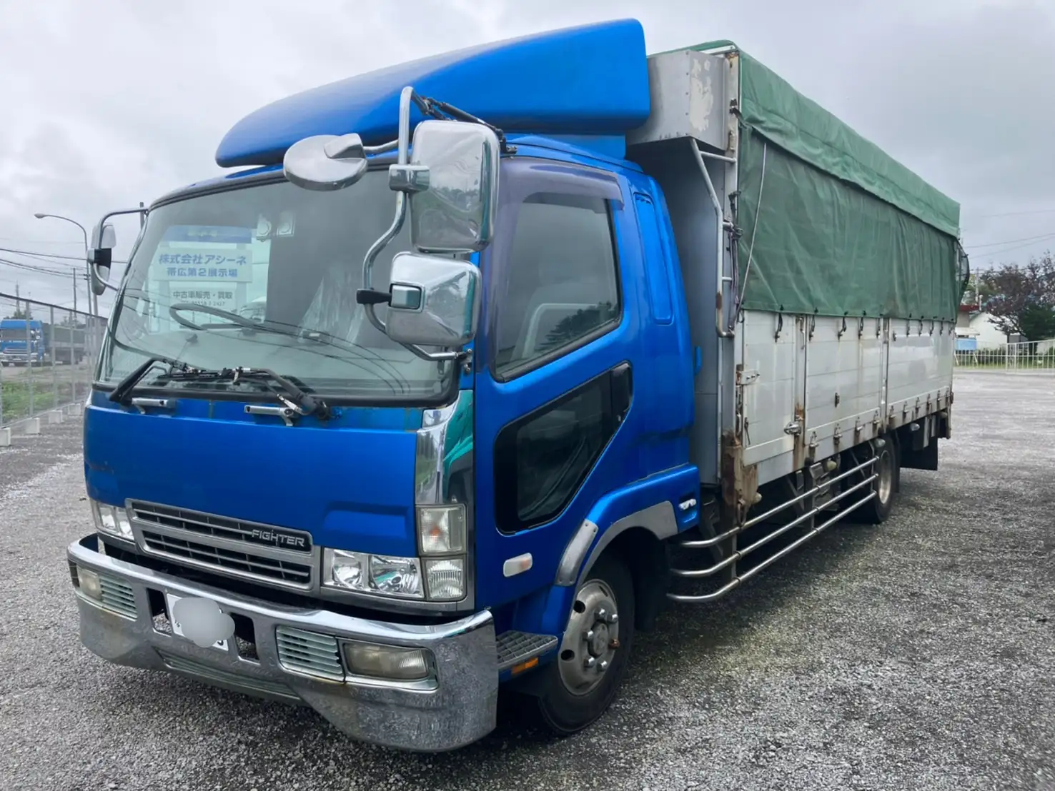 平成10年07月中古中型平ボディ三菱ふそうファイターの画像1