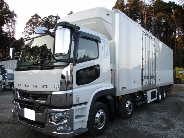 令和5年　三菱　4軸低床　冷蔵冷凍車　394馬力　AT　積載12,700㎏　菱重　2エバ　スタンバイ付の画像1