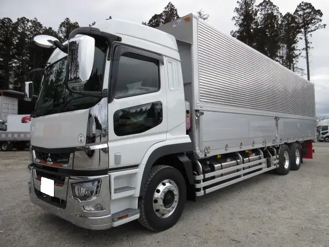 令和05年12月中古大型アルミバン・ウィング三菱ふそうスーパーグレートの画像1