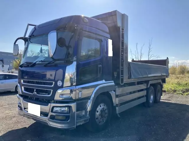 平成20年06月中古大型ダンプ三菱ふそうスーパーグレートの画像1