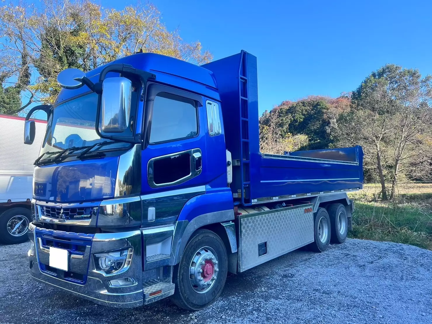 平成30年08月中古大型ダンプ三菱ふそうスーパーグレートの画像1