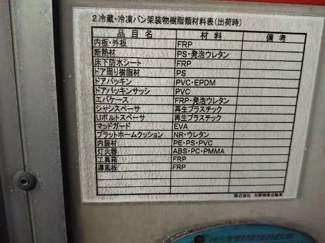 平成29年10月中古中型冷凍バン・ウィングいすゞフォワードの画像41