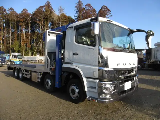 車検付:令和8年2月迄‼ 令和6年 三菱 大型セルフクレーン 394馬力 MT タダノ4段 フックイン ラジコン いそのボデー ウィンチの画像3