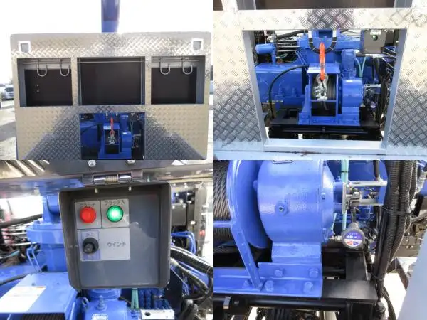車検付:令和8年2月迄‼ 令和6年 三菱 大型セルフクレーン 394馬力 MT タダノ4段 フックイン ラジコン いそのボデー ウィンチの画像28