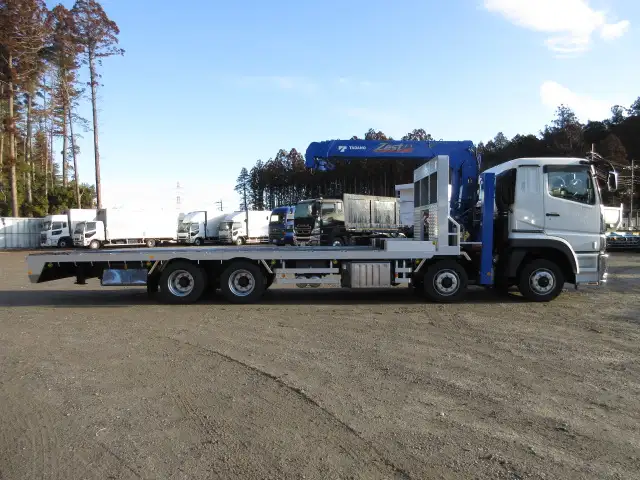 車検付:令和8年2月迄‼ 令和6年 三菱 大型セルフクレーン 394馬力 MT タダノ4段 フックイン ラジコン いそのボデー ウィンチの画像4