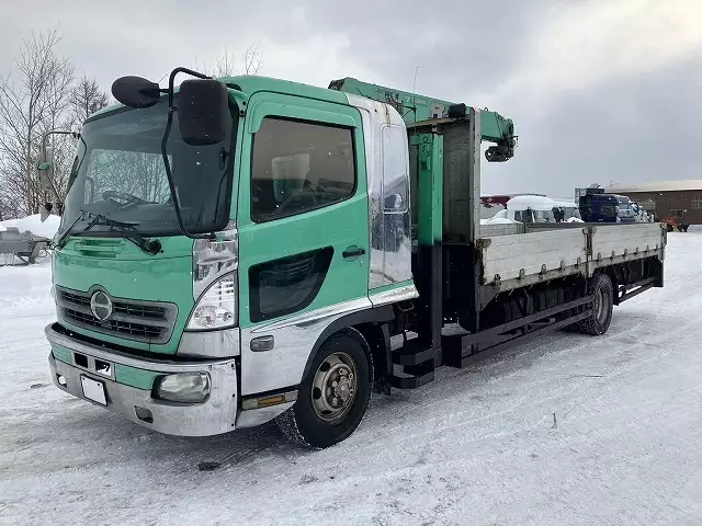 平成14年05月中古中型クレーン付日野レンジャーの画像1