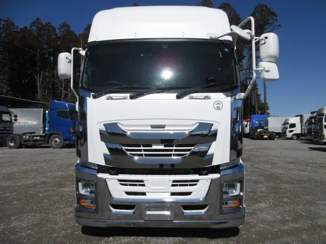 車検付(R6.7)令和3年 いすゞ 低床4軸ウィング 距離:21万㎞ 380馬力 MT 積載:14,200kg バックモニター ETC2.0 ナビの画像2