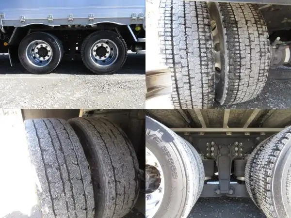 車検付(R6.7)令和3年 いすゞ 低床4軸ウィング 距離:21万㎞ 380馬力 MT 積載:14,200kg バックモニター ETC2.0 ナビの画像12