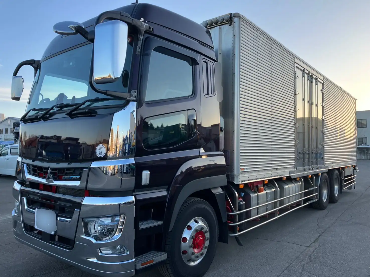 令和02年07月中古大型冷凍バン・ウィング三菱ふそうスーパーグレートの画像1