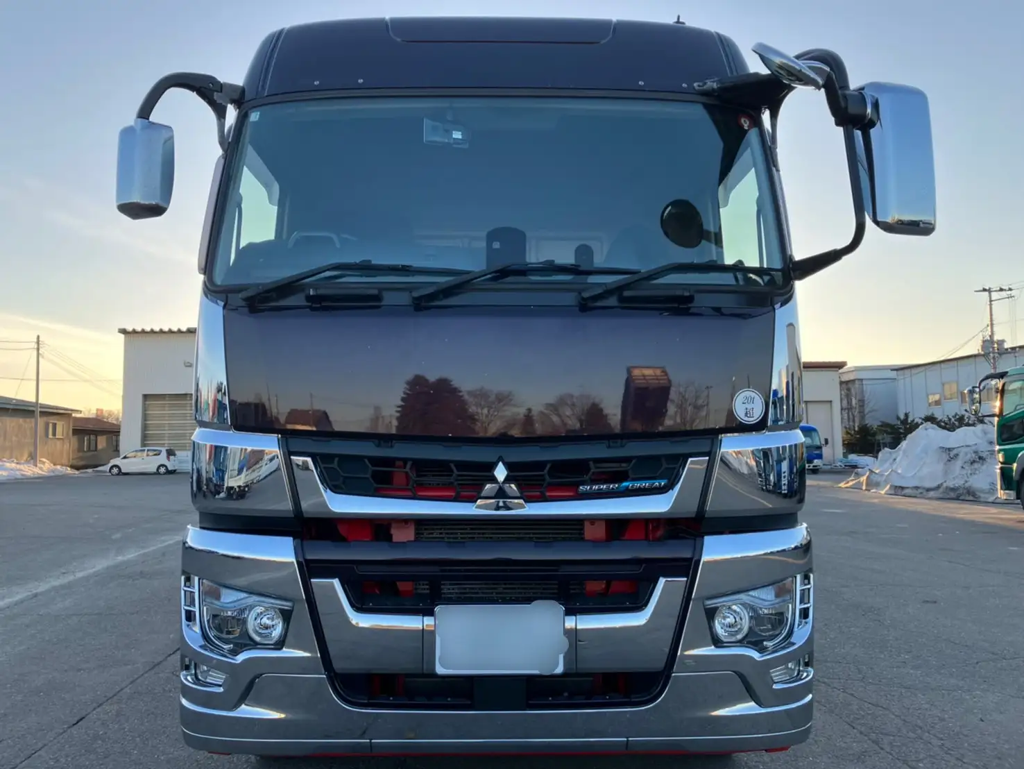 令和02年07月中古大型冷凍バン・ウィング三菱ふそうスーパーグレートの画像2