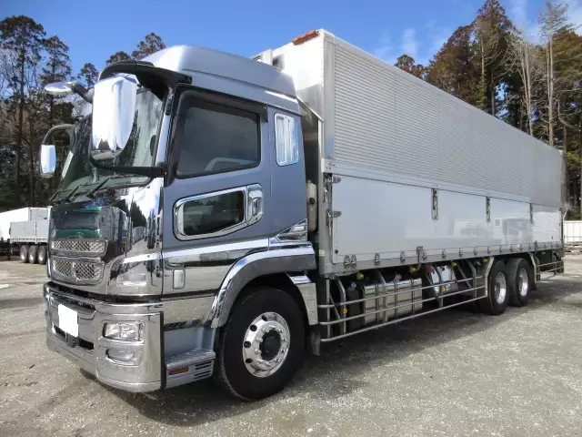 平成29年05月中古大型アルミバン・ウィング三菱ふそうスーパーグレートの画像1