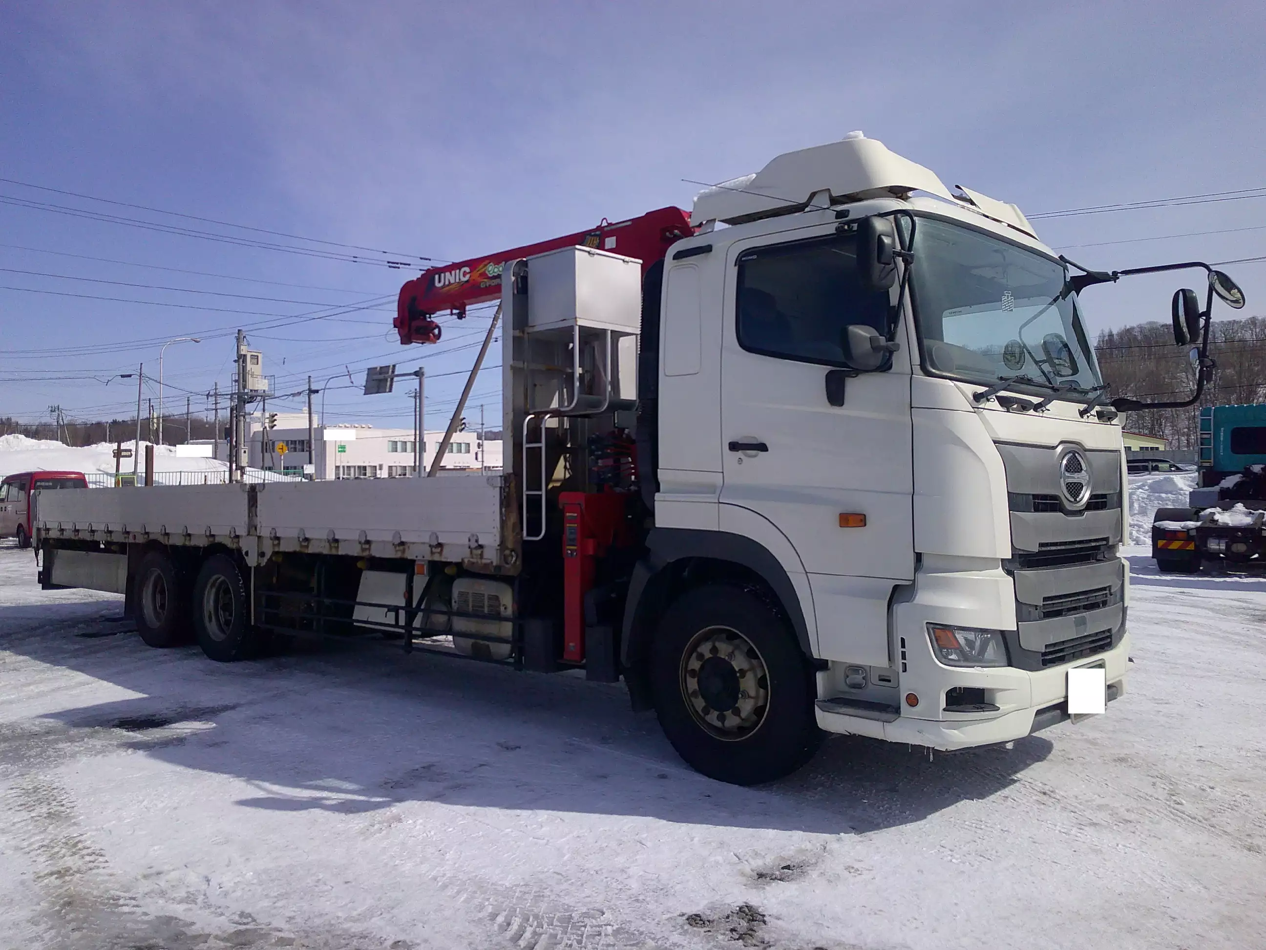 平成30年12月中古大型クレーン付日野プロフィアの画像3